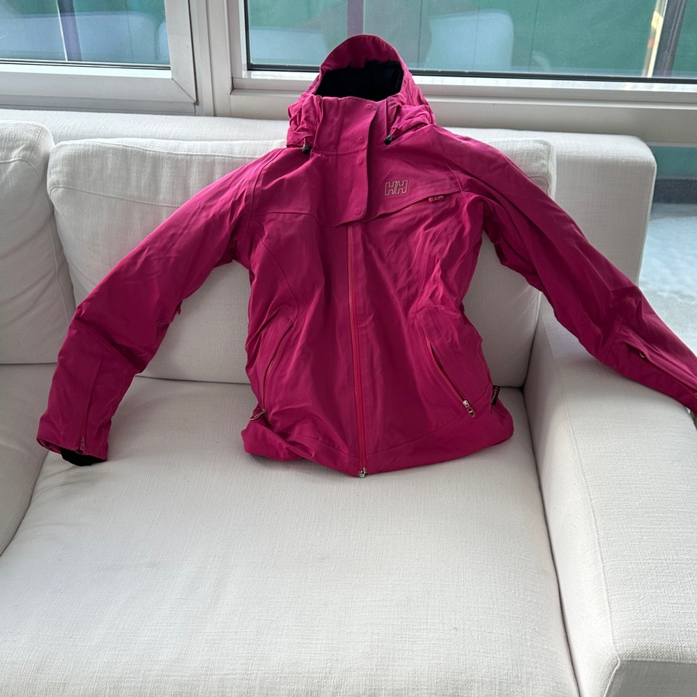 Helly Hansen Black and Pink Jacket